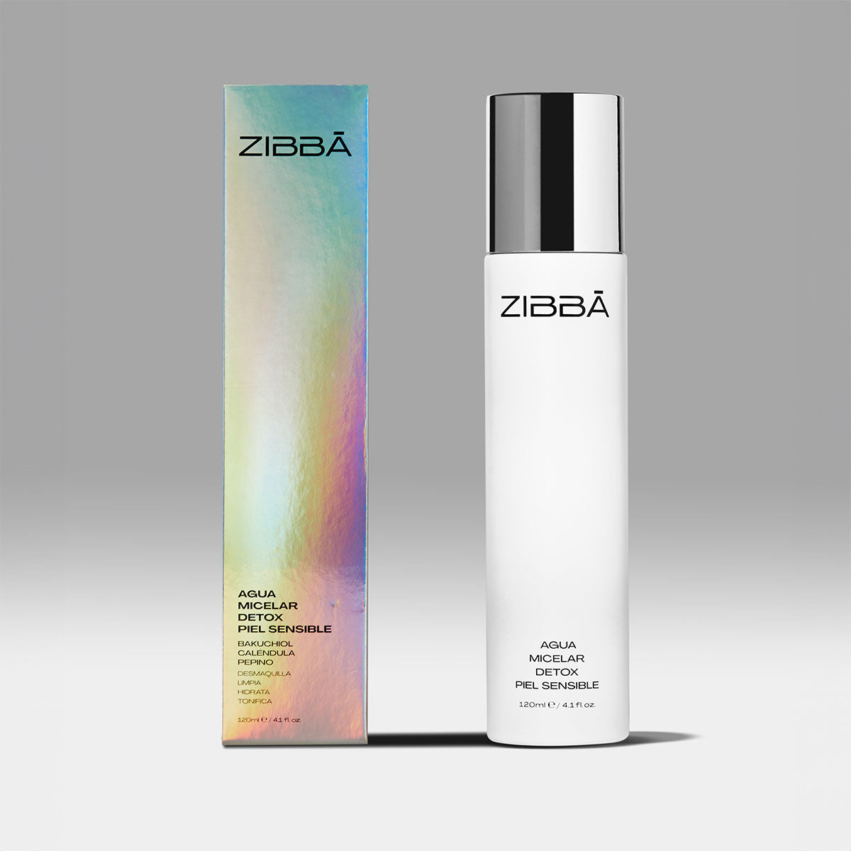Agua micelar detox piel sensible 120 ml Zibbá